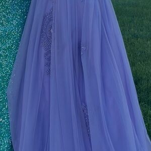 Elegant Sequin and Chiffon Prom Dress